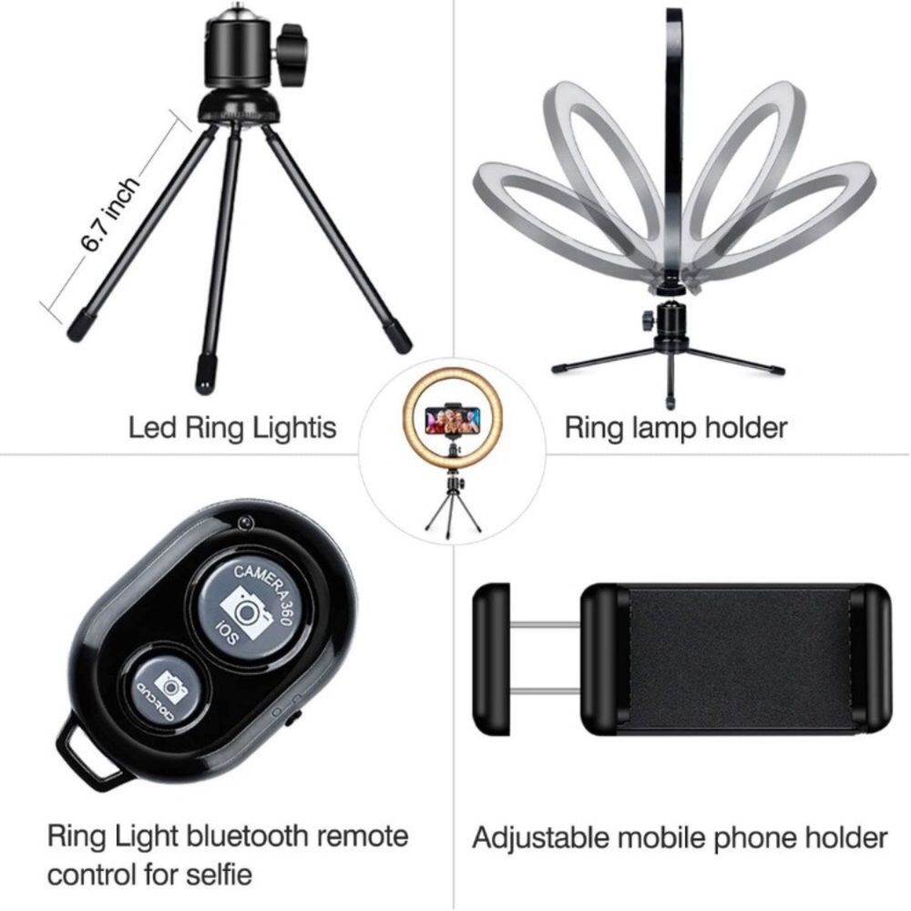 Ring Light for TikTok/Blog/Streaming/Youtube/Selfie/Makeup Routine/Photoshoot - Picture 7 of 13